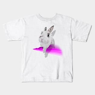 3D super cute bunny! Kids T-Shirt